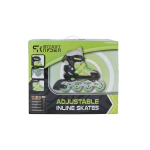 Street Rider görkorcsolya zöld/fekete, állítható, méret 33-36 139921272 - Görkorcsolyázás