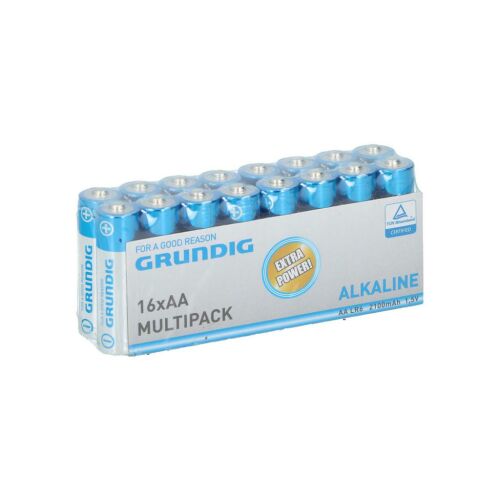 Grundig AA alkáli elem, 16 darabos multipack - TV és szórakozás