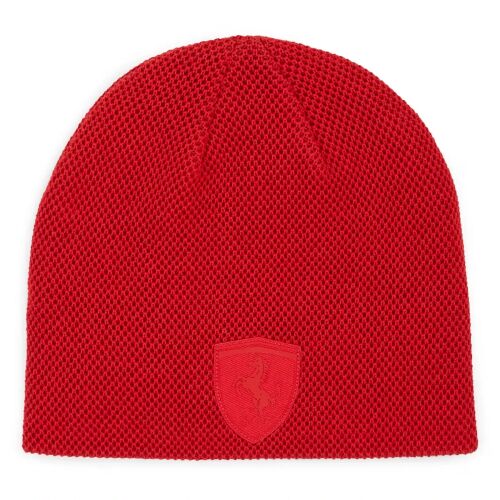 Puma Ferrari Style uniszex őszi-téli sapka, piros, S24 139901201
