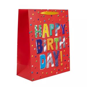 Hologramová darčeková taška na narodeniny - 26 x 32 cm 143854928 - Darčekové tašky