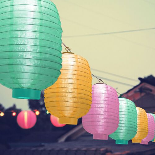 Szolár lampion - 3 színben - hidegfehér LED - 21 cm 139903841