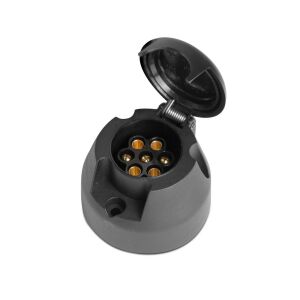 Utánfutó csatlakozó aljzat - 7 pólusú - 12V 139906523 - Jármű csatlakozó és szerelvény