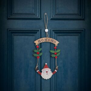 Karácsonyi dekoráció - Fa, mikulás - 13 x 17 cm 139907403 - Ajtódísz