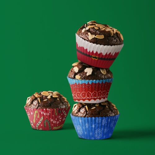 Family Christmas Muffin papír szett - karácsonyi - 100 db / csomag (57168Z) 139907618