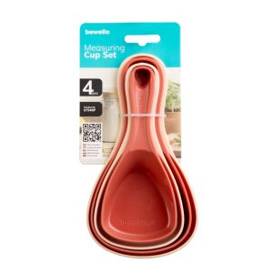 Mérőkanál szett - műanyag - 17 x 9,3 x 6 cm - 4 db / csomag 139907931 - Bewello