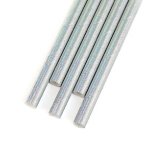 Papír szívószál - irizáló - 197 x 6 mm - 25 db / csomag 139907984 - Báreszköz