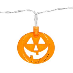 Halloween tök LED fényfüzér, közeli kép - Nonbrand Fényfüzér