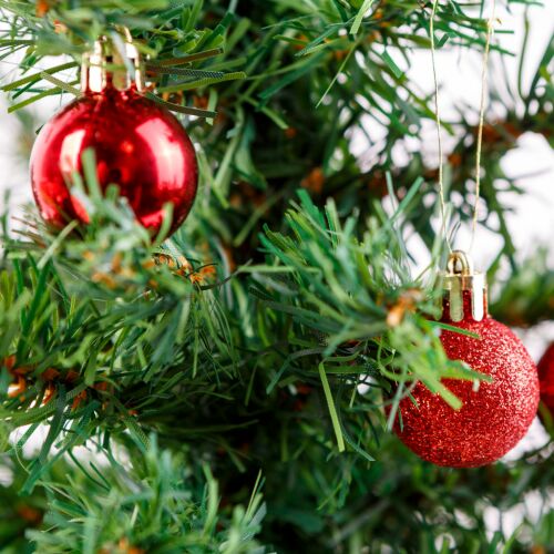 Karácsonyfadísz szett - 3 féle piros - 17 db / szett 139911284