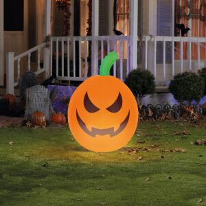 Felfújható RGB LED-es halloween-i tök - 40 cm 139911599 - Őszi dekorációs kellék
