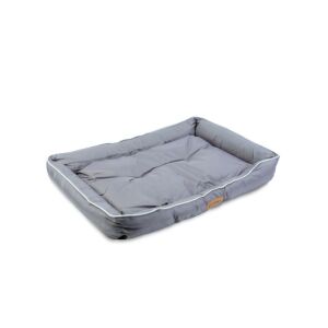 Kutyafekhely szürke kutyafekhely elszigetelve fehér háttérrel - Kutyafekhely