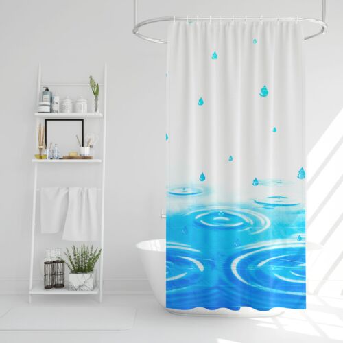 Zuhanyfüggöny - 3 féle - kék, tavasz, kockás mintás - 180 x 180 cm 139914481