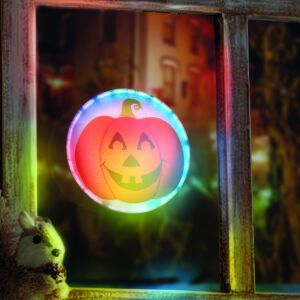 Halloween-i LED dekoráció - RGB LED - tök - öntapadós - 12 x 4 cm 139914966 - Őszi dekorációs kellék