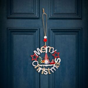 Karácsonyi dekoráció - fa, manó - 11 cm 139915594 - Ajtódísz