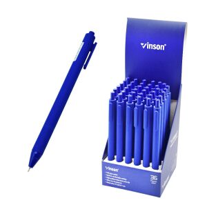 Golyóstoll nyomógombos 0,7mm Vinson Connect S1 kék test 139916579 - Toll & Ceruza