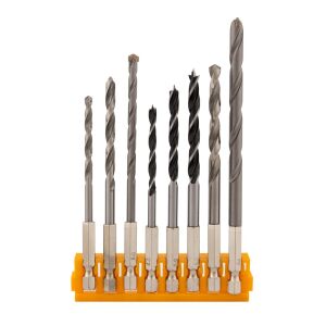 Rotor RBB38 fúrószár készlet HSS, fa és kőzet fúrókkal - Rotor