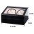 iUni Óraforgató Doboz 4db Órához + 6 Tárolóhely, Watch Winder, Fekete-Krém 139921414