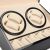 iUni Óraforgató Doboz 4db Órához + 6 Tárolóhely, Watch Winder, Fekete-Krém 139921414