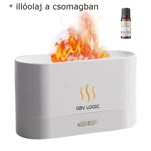 GBV LOGIC ultrahangos aroma diffúzor láng effektussal és illóolajjal - Levegőkezelés