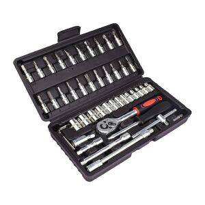 Комплект инструменти NEXTLY от 46 части в кутия, отворен - Набор от инструменти