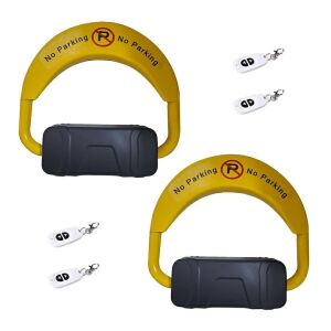 Készlet 2 x Automatikus parkolásgátló, NEXTLY, távvezérlés távirányítóval, 50m, 2 távirányító, lopásgátló funkció, riasztó, automatikus behúzás, akkumulátor és töltő tartozék, vízálló és időjárásálló, IP65,...