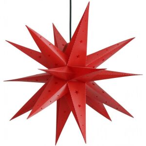 Erwey červená 18-cípa vianočná hviezda dekorácia - Vianoce