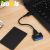 Izoxis USB - SATA 3.0 adapter SSD-hez és laptophoz csatlakoztatva, felülnézet