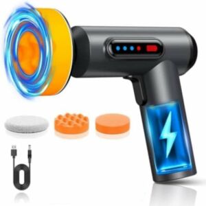 Aparat polish auto, cu dubla actiune, sistem de racire cu aer, 1300 Rpm, port de incarcare USB, gri 139923735 - Scule electrice & Unelte