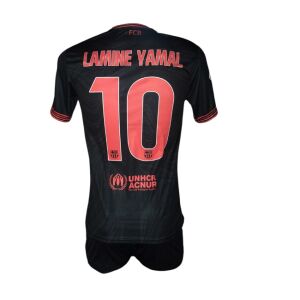 Focimez Replika Barcelona Lamine Yamal fekete-narancs 128 143593184 - Gyerek focimez