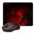 Redragon M601WL-BA Wireless Gaming Mouse and Mouse Pad Combo Black/Red 139927464
