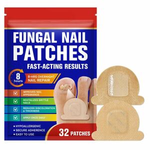 32 darabos gombaellenes tapaszkészlet, éjszakai körömgomba kezelés 139930714 - Lábápolási eszköz