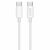 Logilink USB 2.0 Type-C kábel, C/M - C/M, 480 Mbps, 60W, nejlon, fehér, 0,5 m 146370021