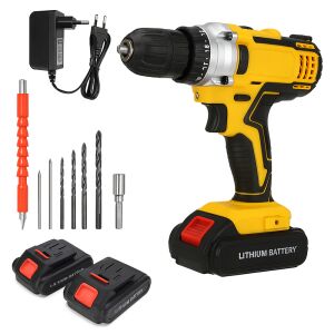 Weber akkus fúró- és csavarbehajtó – erős, hordozható lítium-Ion fúrógép 2 akkumulátorral  MD-21V (BBJH) 139933607 - Weber