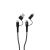 Well Cable-USBC/USBC/U-1GY02-WL 4 in1 kábel rapid széria MicroUSB+Lightning+C-típ 3A 1 m fekete 139935173