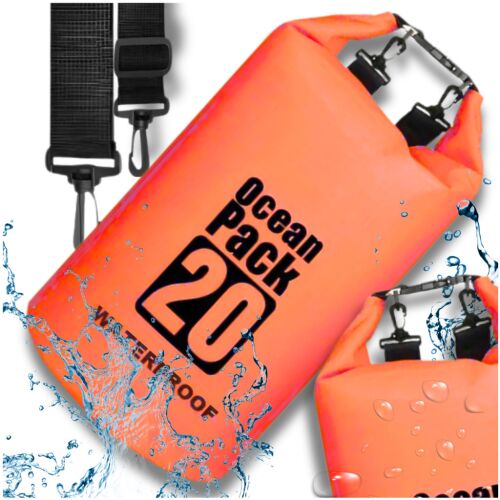 20 literes narancssárga vízálló táska kajakozáshoz, túrázáshoz 139941698