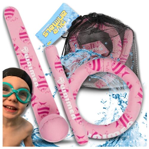 Neoprén úszó- és búvárjáték-készlet gyerekeknek, rózsaszín 139941714