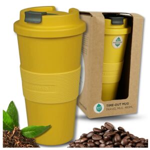 Utazó termosz bögre kávéhoz és teához, 480 ml, sárga 139941722 - Termosz és italtartó