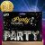 Hatalmas ezüst 'Party' fólia lufi felirat, 40 cm magas, csomagolásban