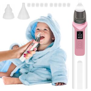 Elektromos orrszívó orrfolyásra, rózsaszín 139942685 - Baba egészség