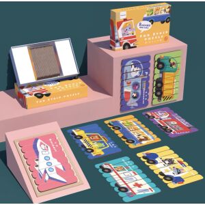 Kirakós pálcák Járművek JHTOY-194