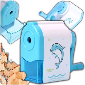 Ceruzahegyező nyéllel Nicekids, kék delfin