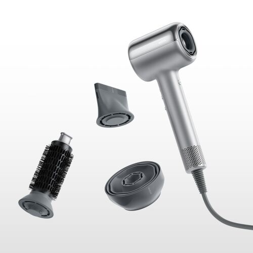 Suszarka do włosów MOVA Shine 20, 1800 W, ultrakompaktowa, srebrna 139945858