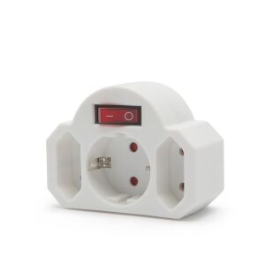 3-as fali elosztó - kapcsolóval 139952290 - Elosztó