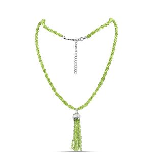 Ezüst Nyaklánc Changbai Peridottal, Y61099 139957243 - Női kiegészítő