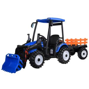 Nagyméretű elektromos TRAKTOR pótkocsival - Kék 139957751 - Ramiz