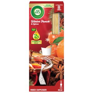Air Wick Winter Punch & Spices Reed Diffuser, 42ml, up to 8 weeks - Cleaning
