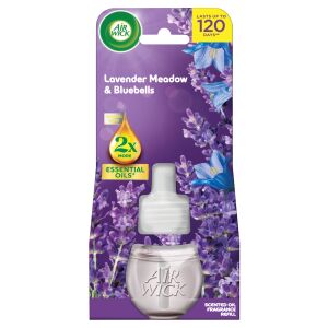 Air Wick Lavender Meadow & Bluebells scented oil refill, lasts up to 120 days - Air Freshener