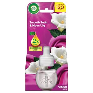 Air Wick Smooth Satin & Moon Lily Náplň vonného oleja, vydrží až 120 dní - Osviežovače vzduchu