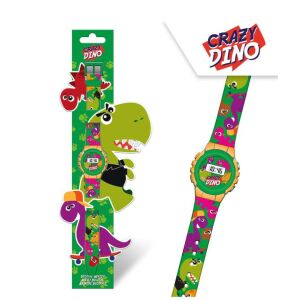 Nickelodeon Crazy Dino digitális karóra gyerekeknek, dinoszaurusz mintás óra - Nickelodeon