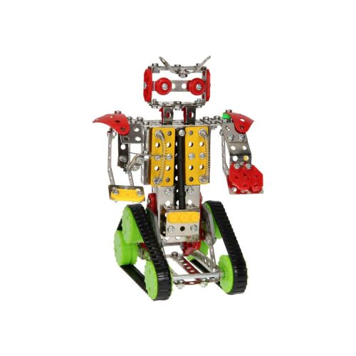 Fém robot építőkészletből épített robot modell - Fém építőjáték