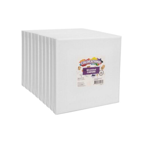 Colorations - 20 x 20 cm-es festővászon, 10 darab 139963443
